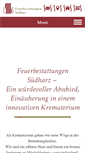 Mobile Screenshot of feuerbestattungen-suedharz.de